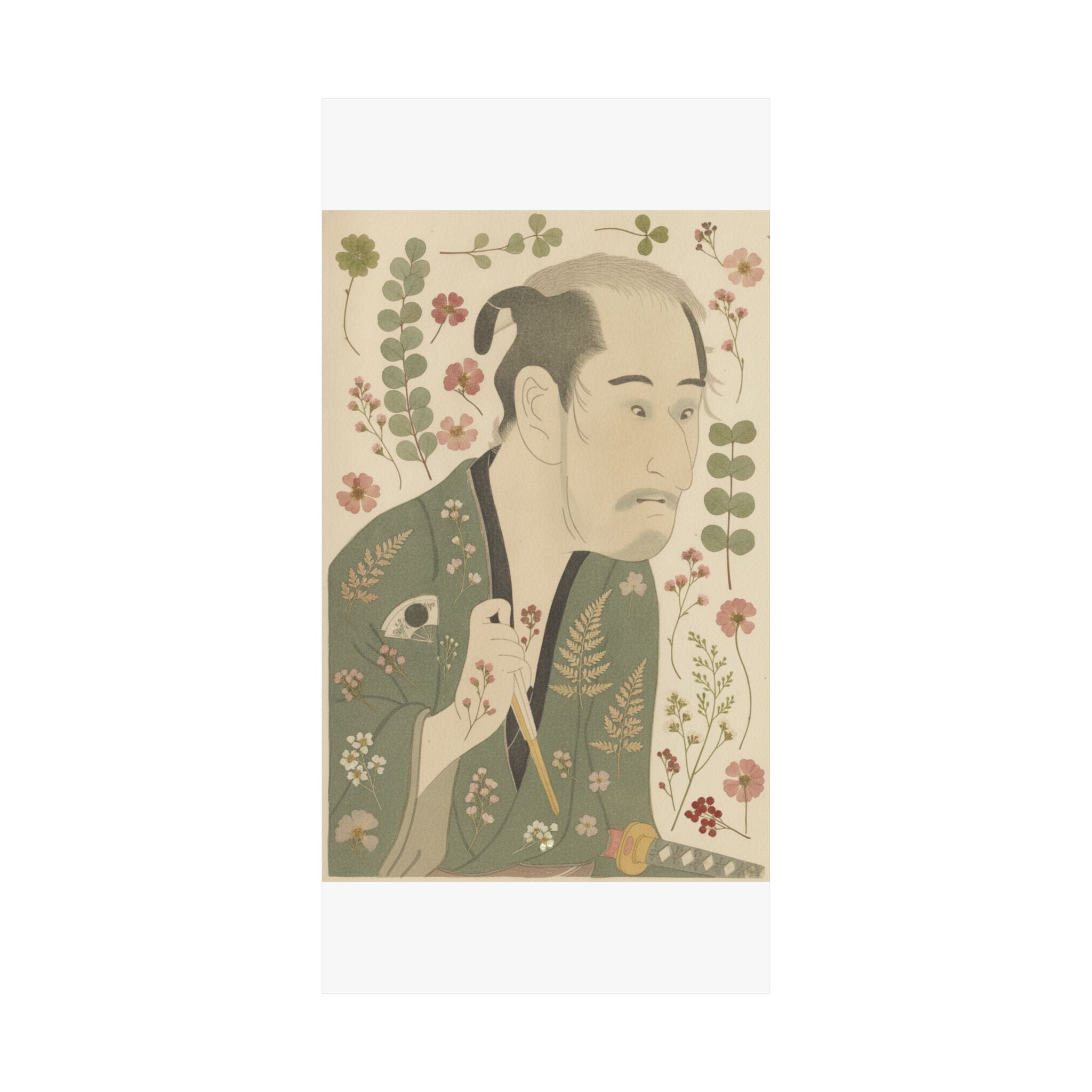 Botanical — The Actor Onoye Matsusuke As A Ronin — Matte Poster