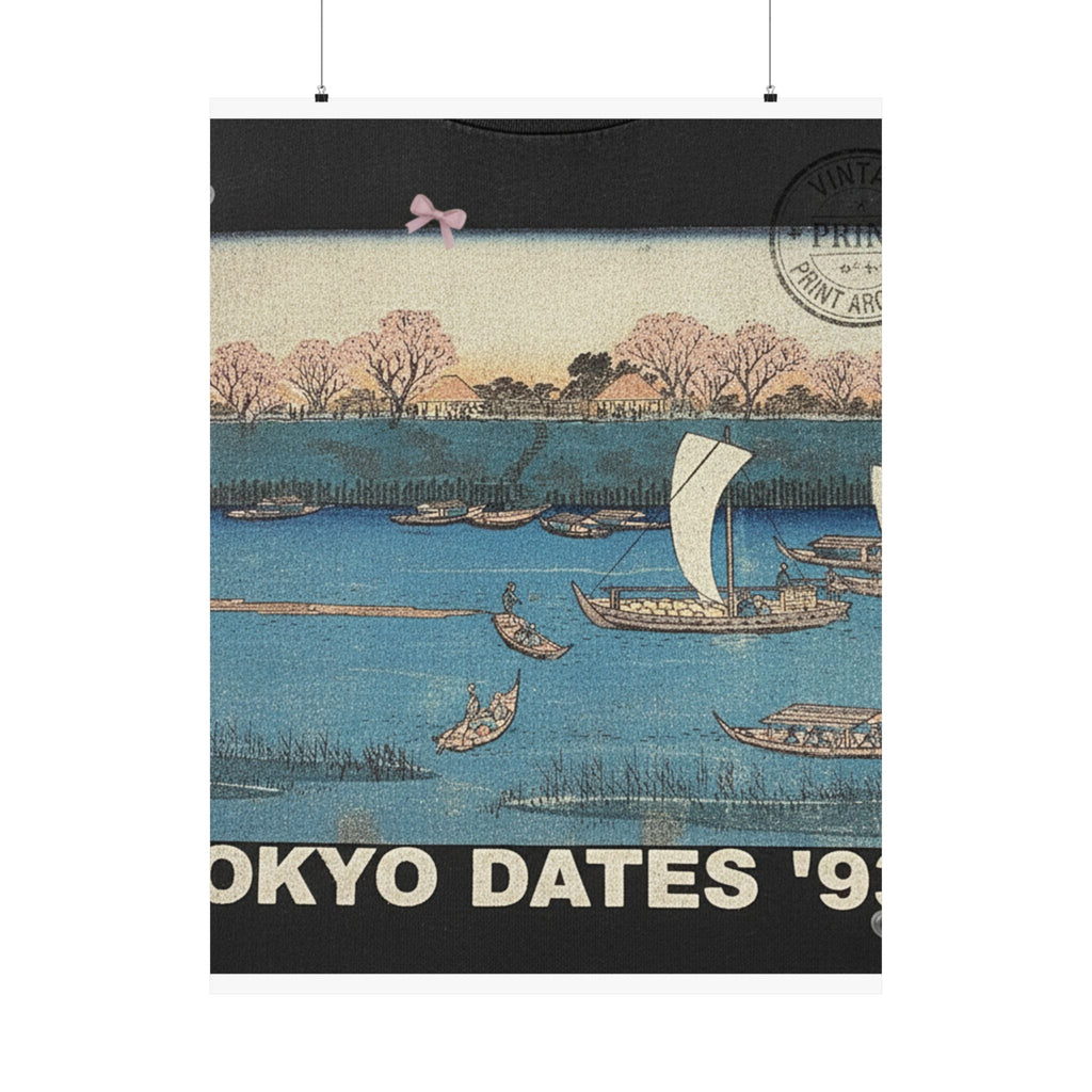 Vintage Bootleg — Sumidagawa Mimeguri Hana Zakari No Kei — Matte Poster