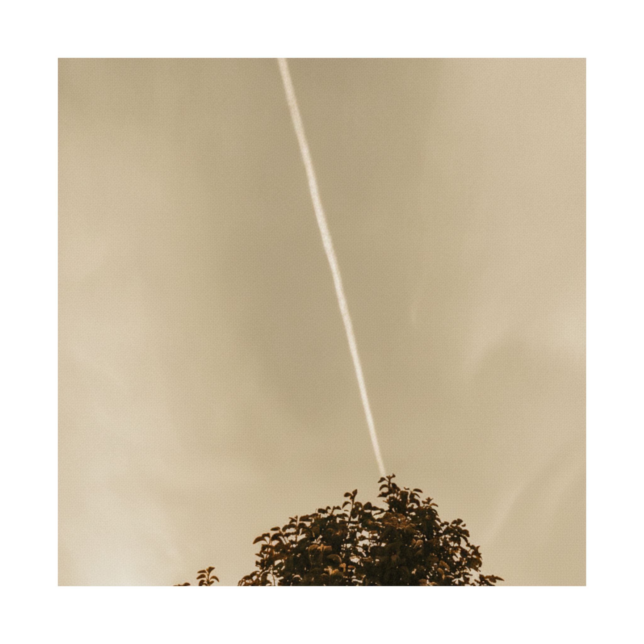 Scenic Nature — Contrail — Matte Poster