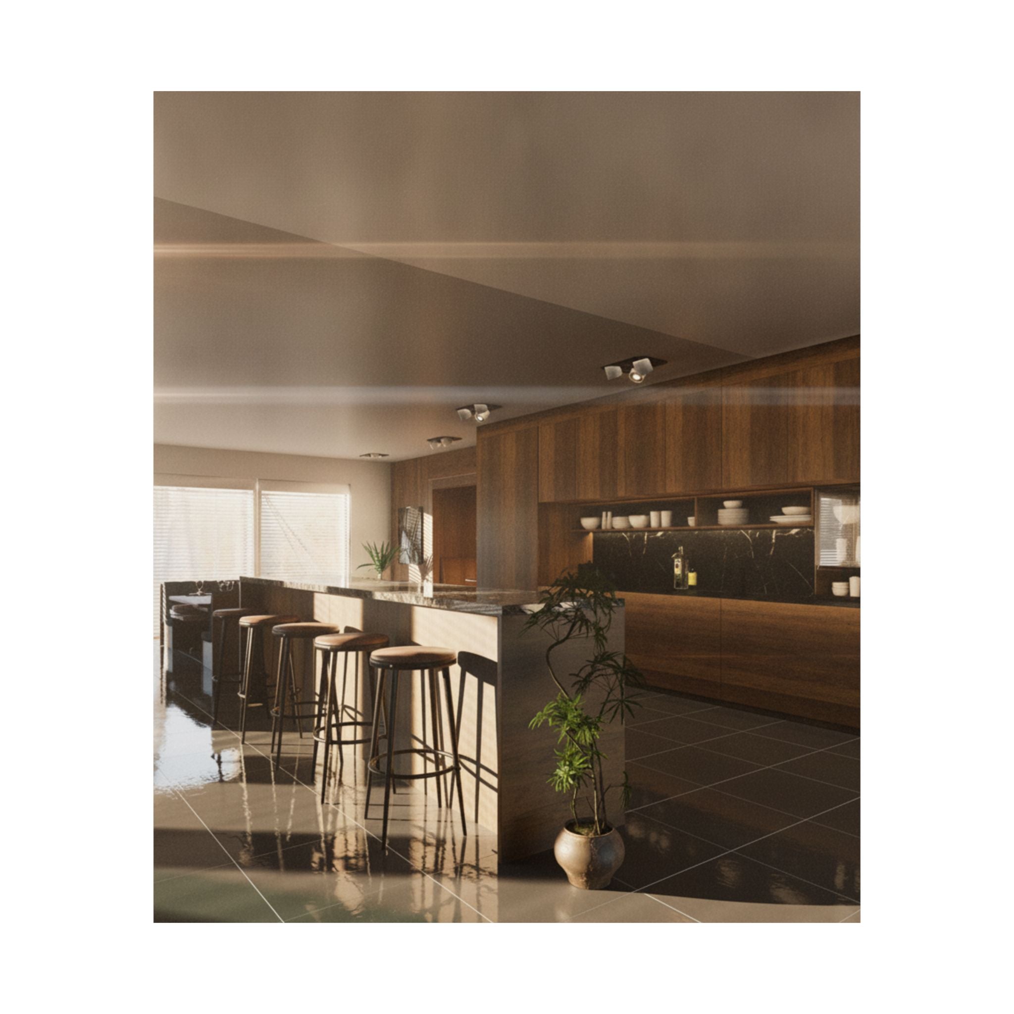 Cinematic — Kitchen — Matte Poster