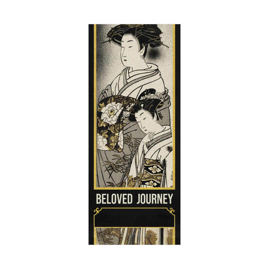 Streetwear Collage — Oiran And Attendant Out For A Stroll — Matte Poster