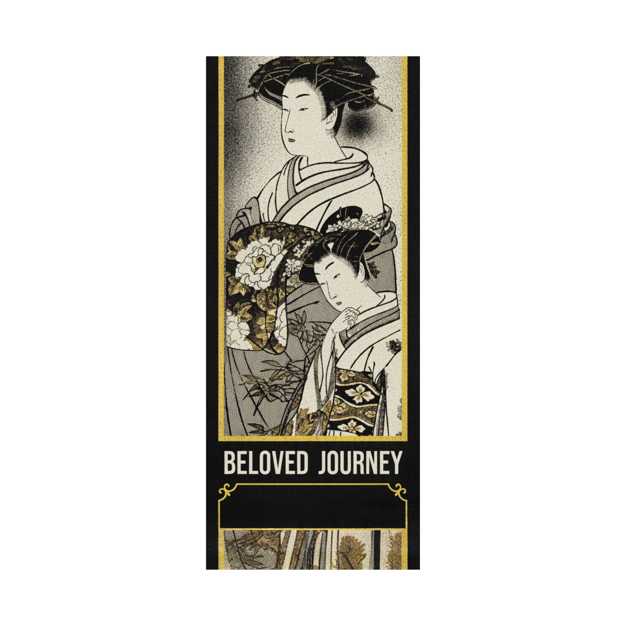 Streetwear Collage — Oiran And Attendant Out For A Stroll — Matte Poster