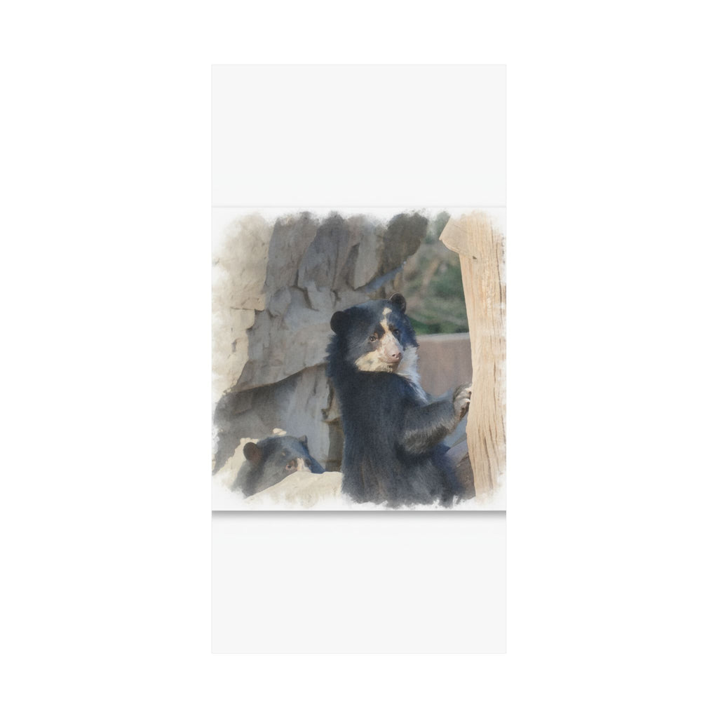 Watercolor — Bear — Matte Poster
