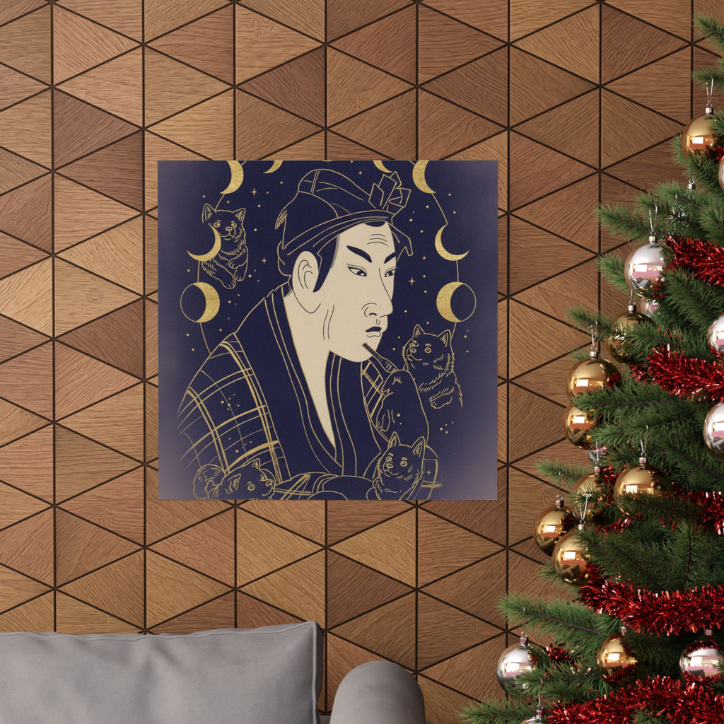 Celestial — The Actor Matsumoto Koshiro As Banzuin Chobei — Matte Poster