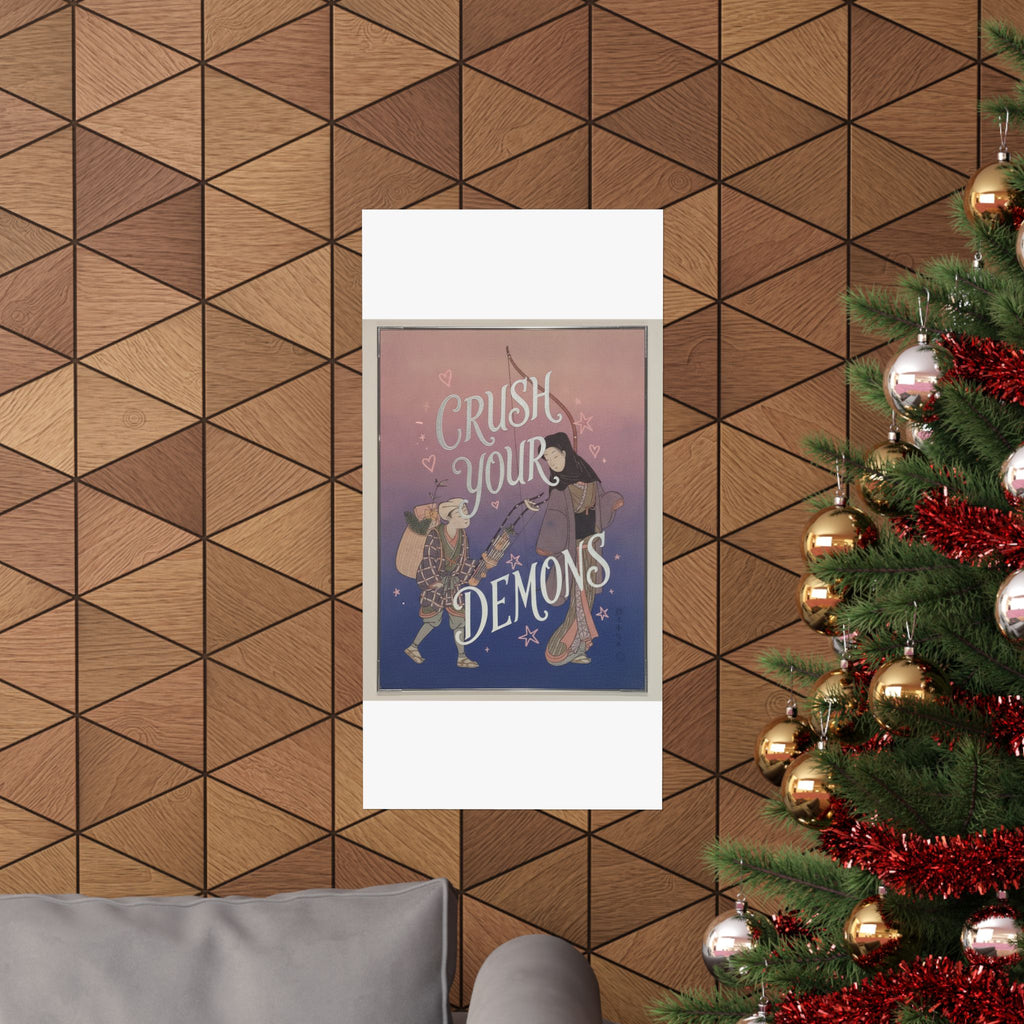 Affirmation — Demon-Crushing Bow — Matte Poster