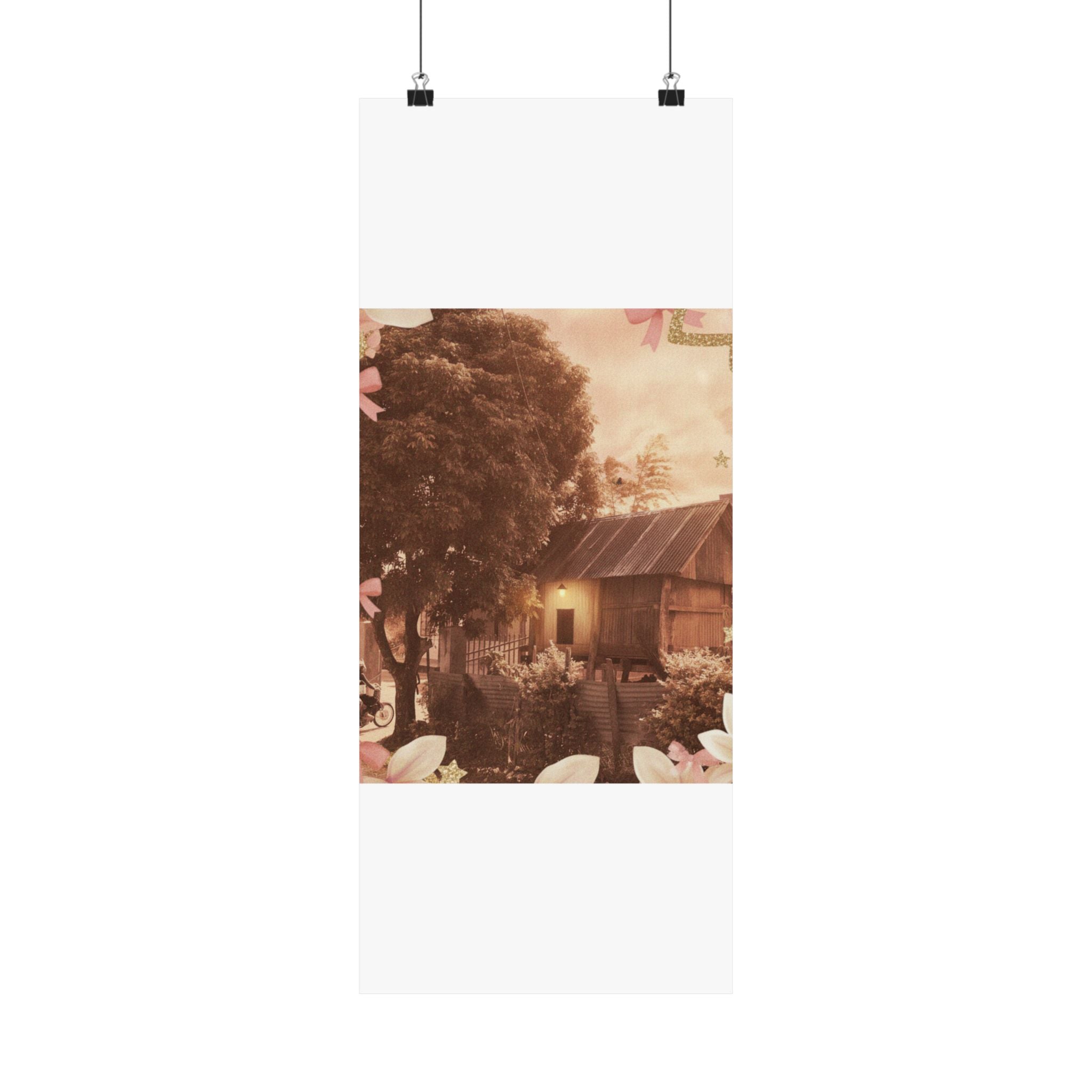 Southern Sunset — House — Matte Poster