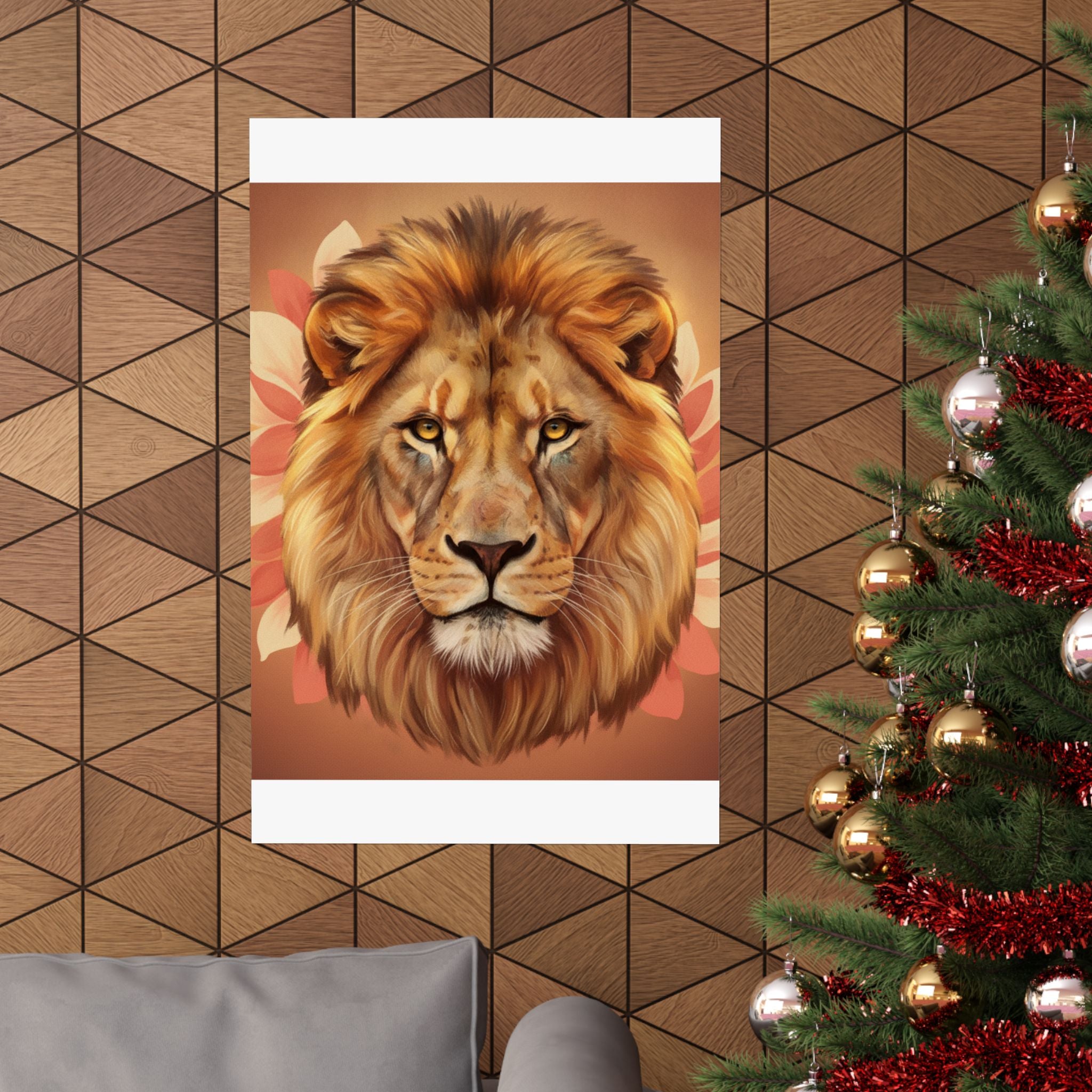 Southern Sunset — Lion — Matte Poster