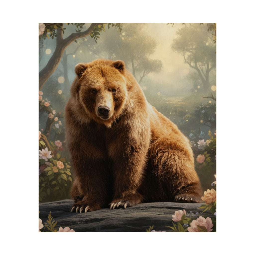 Scenic Nature — Bear — Matte Poster