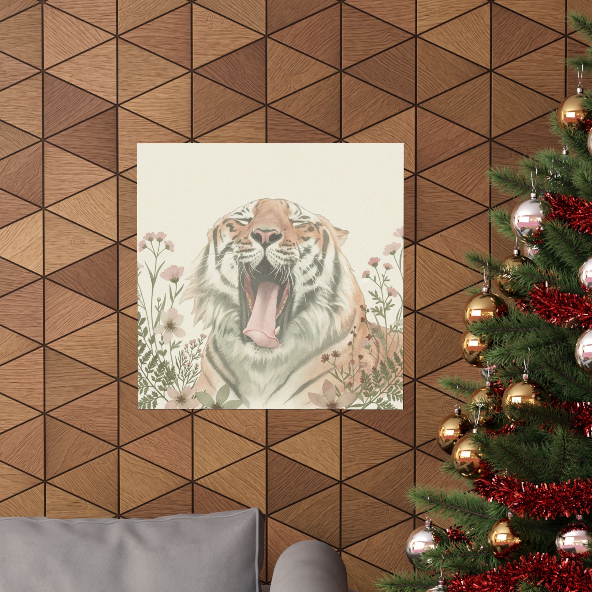 Botanical — Tiger — Matte Poster