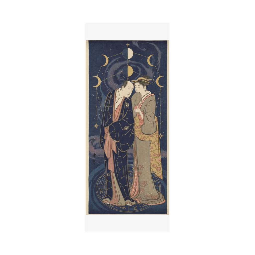 Celestial — Ichikawa Yaozo Iii With A Lady — Matte Poster