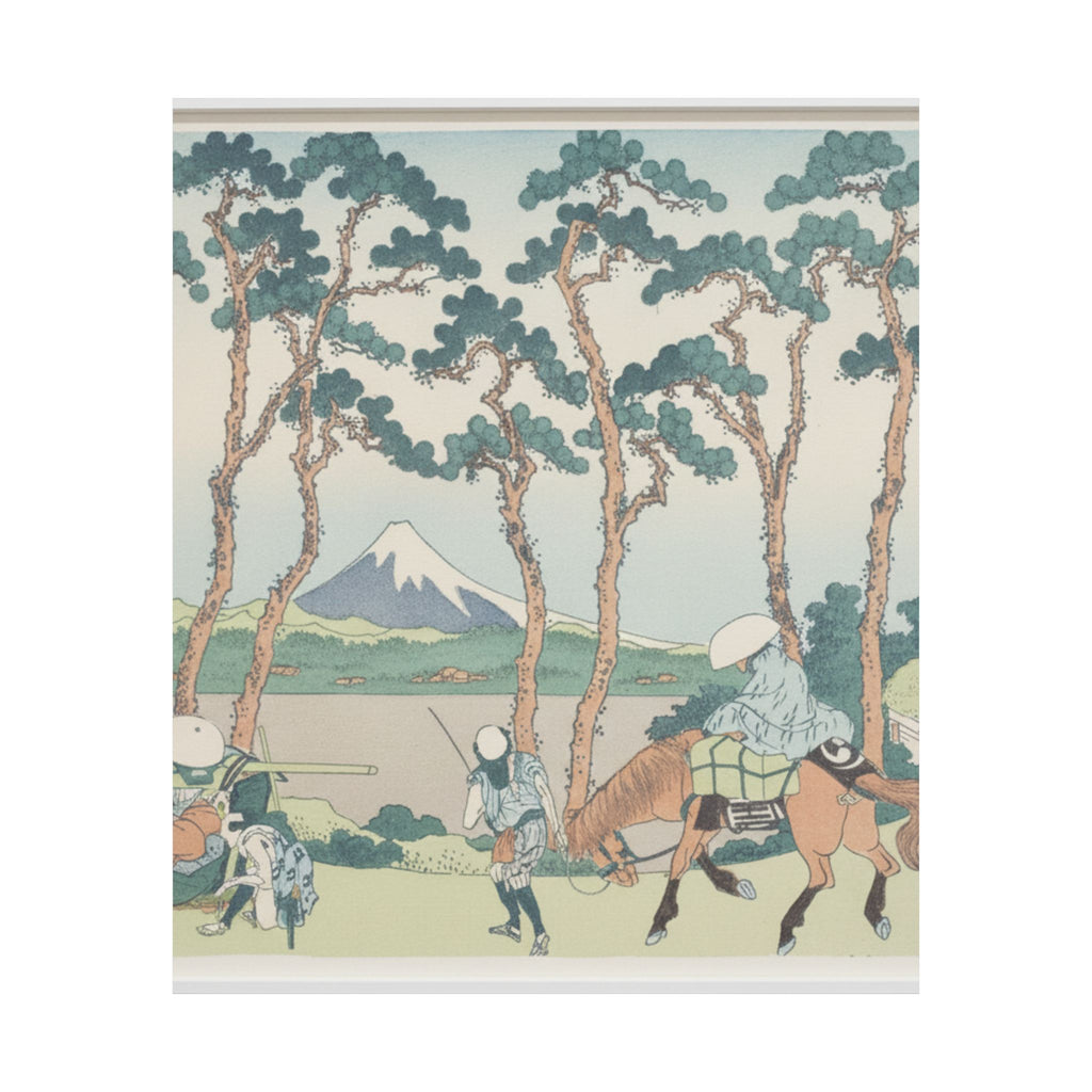 Watercolor — Hodogaya On The Tōkaidō (Tōkaidō Hodogaya), From The Series Thirty-Six Views Of  — Matte Poster