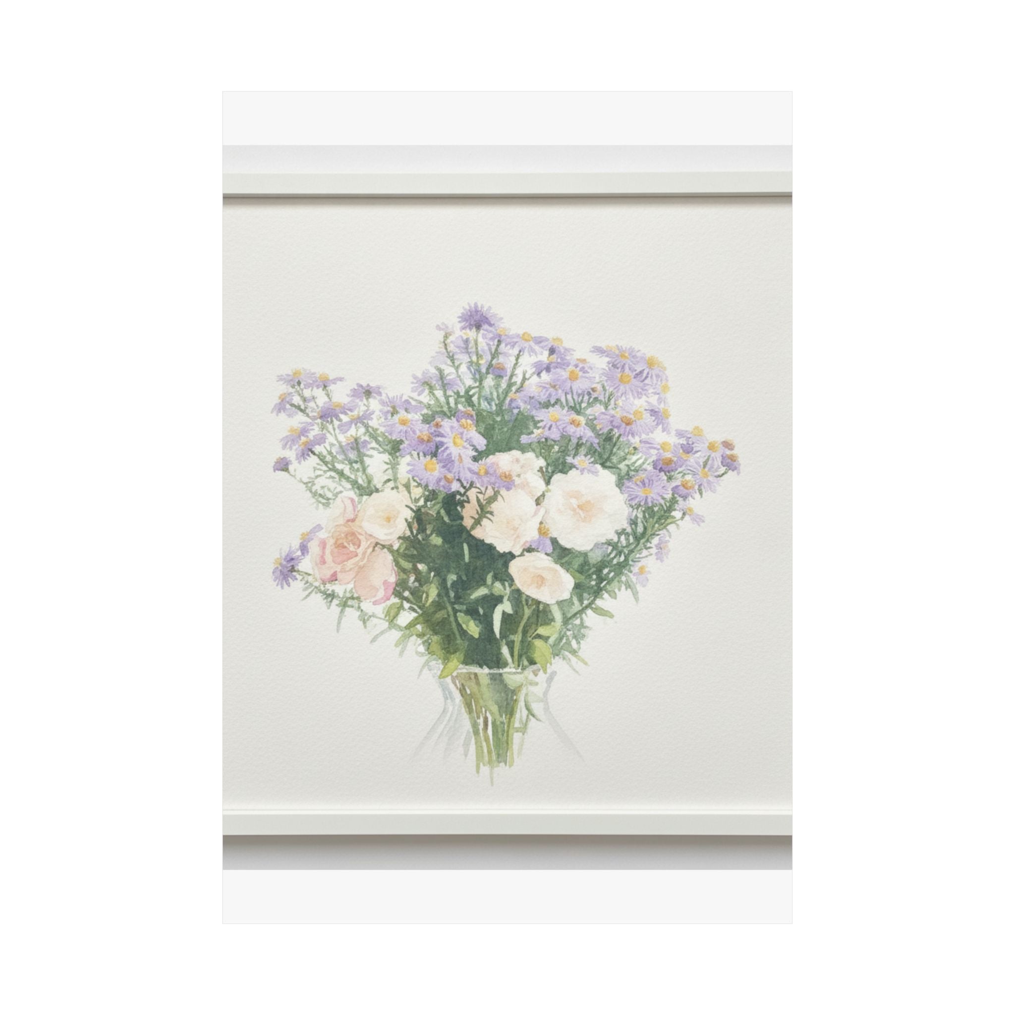 Watercolor — Flowers — Matte Poster