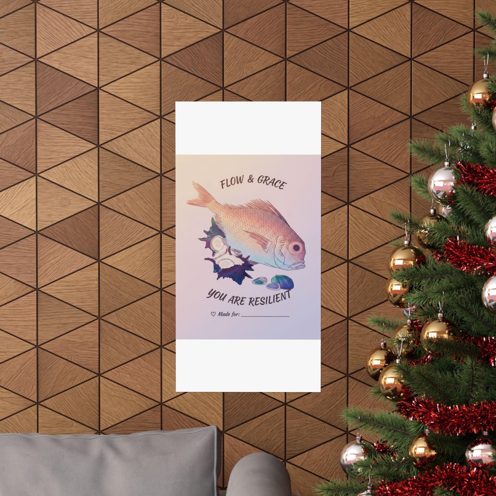 Affirmation — Tai Fish And Top-Shells — Matte Poster