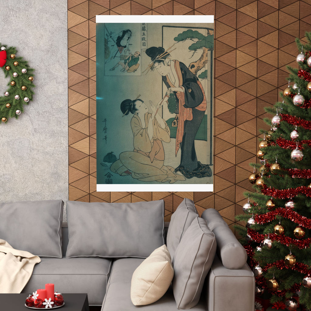 Cinematic — A Woman Snatching A Bag Of Sweetmeats From Her Mother — Matte Poster