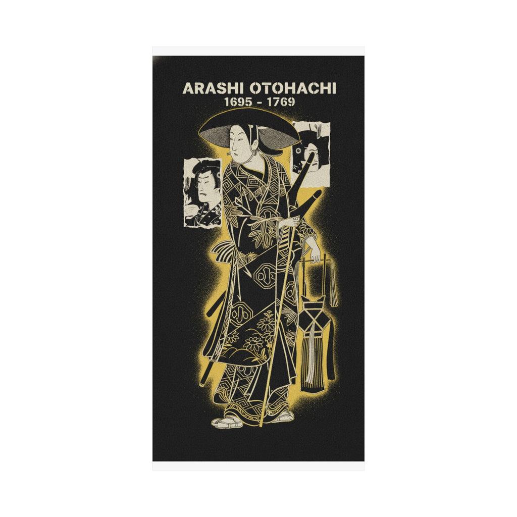 Streetwear Collage — The Actor, Arashi Otohachi, 1695–1769 In An Unidentified Role — Matte Poster