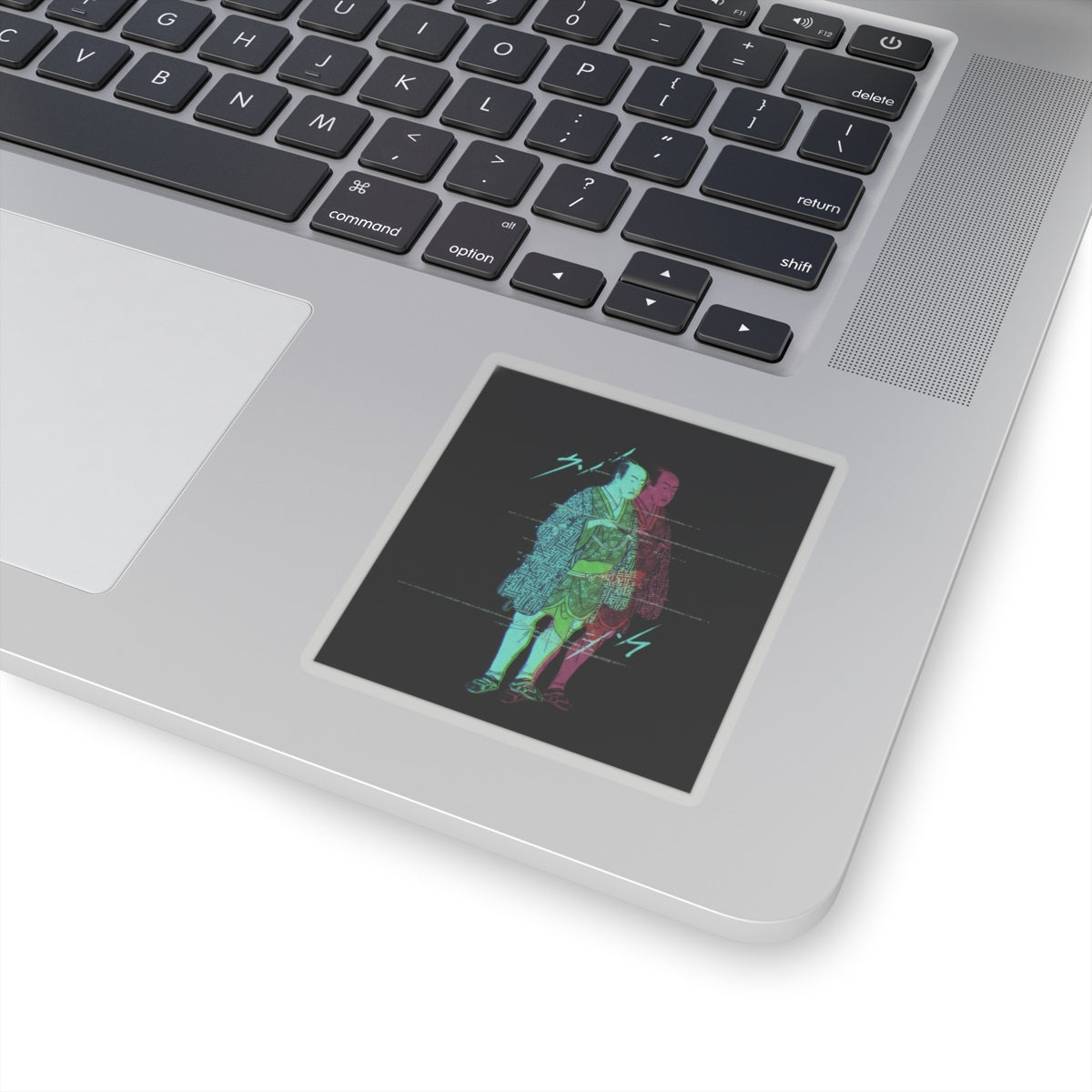 Glitch Culture — The Fourth Matsumoto Koshiro As A Man Dressed In A Short Kimono — Kiss-Cut Sticker