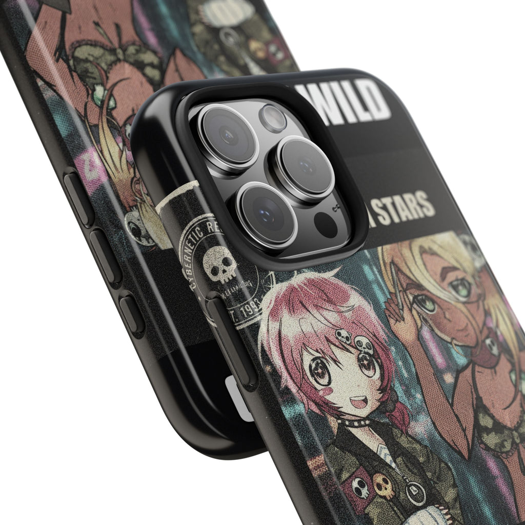 Neon Rain Osaka Nights Anime Tour Poster Phone Case