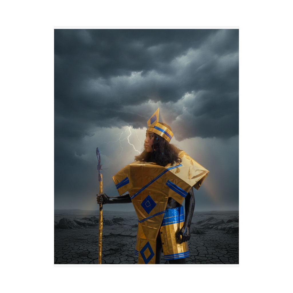 Dramatic Storm — Person — Matte Poster