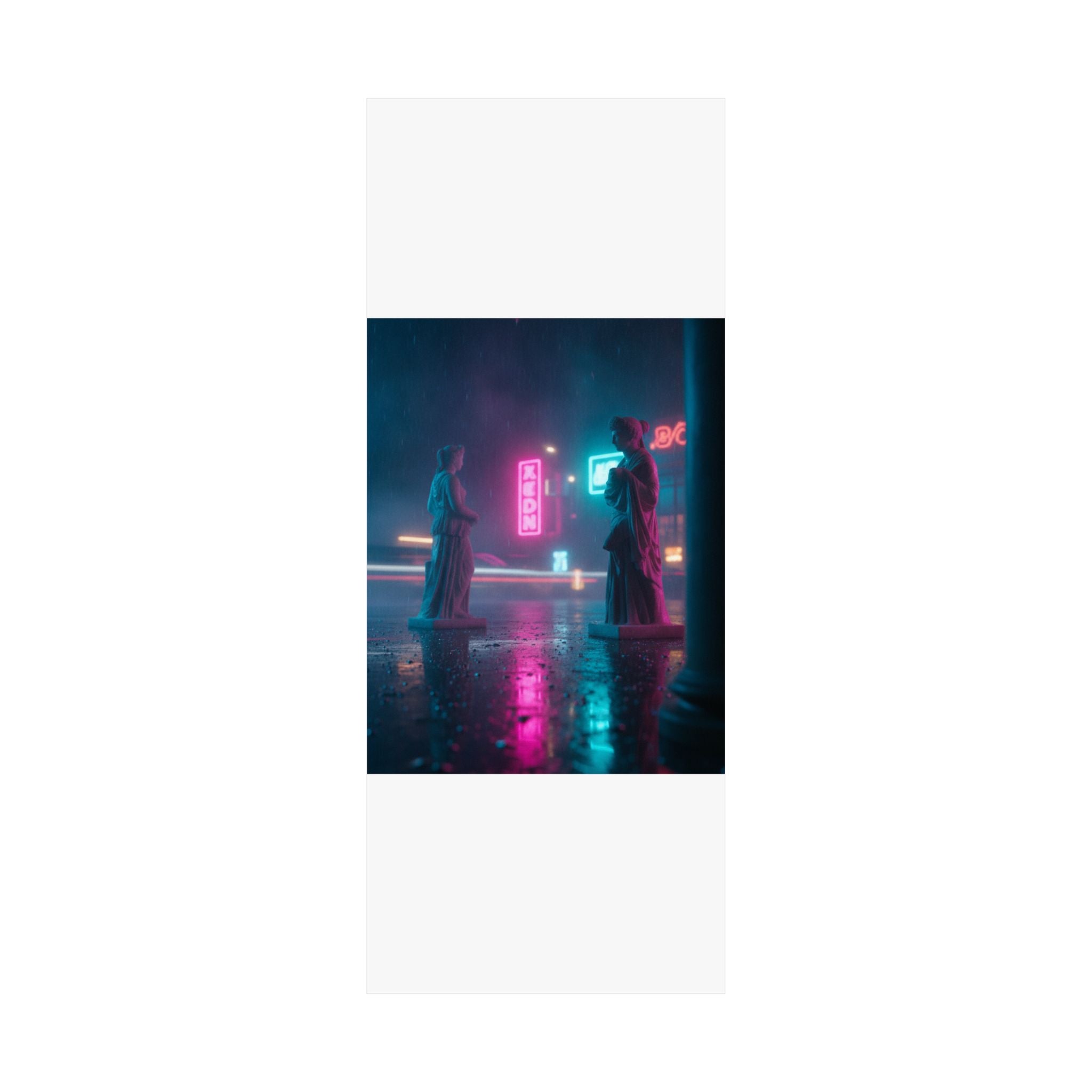 Neon Noir — Person — Matte Poster