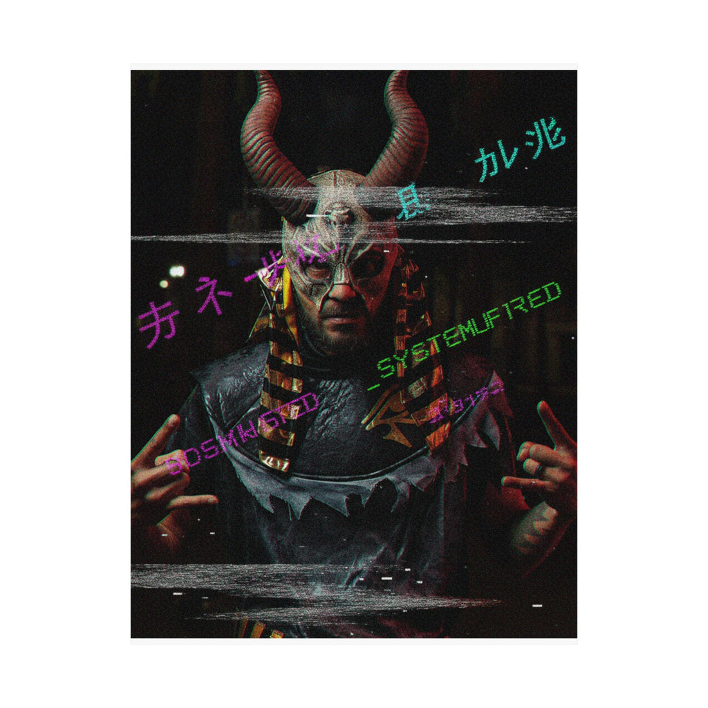 Glitch Culture — Person — Matte Poster