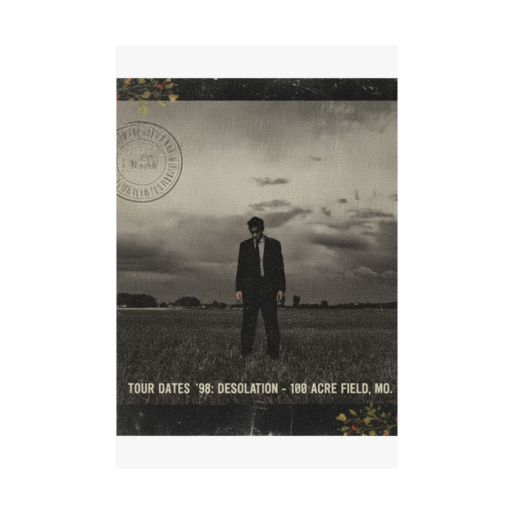 Desolation '98 Tour Vintage Bootleg Field Poster