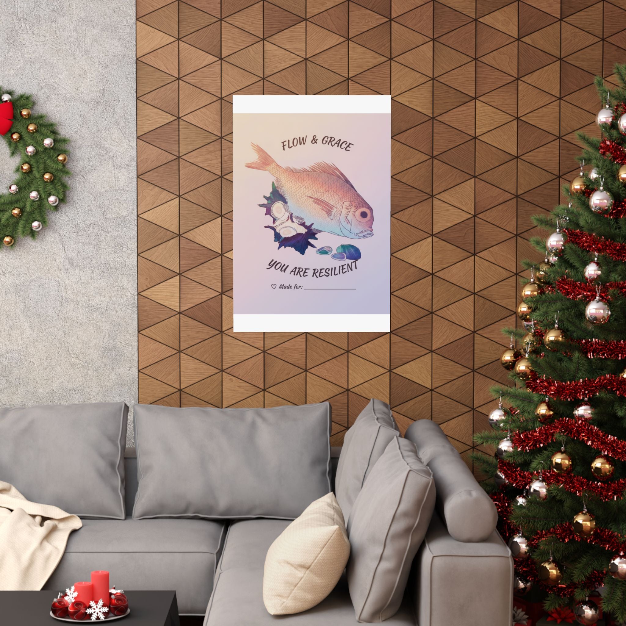 Affirmation — Tai Fish And Top-Shells — Matte Poster