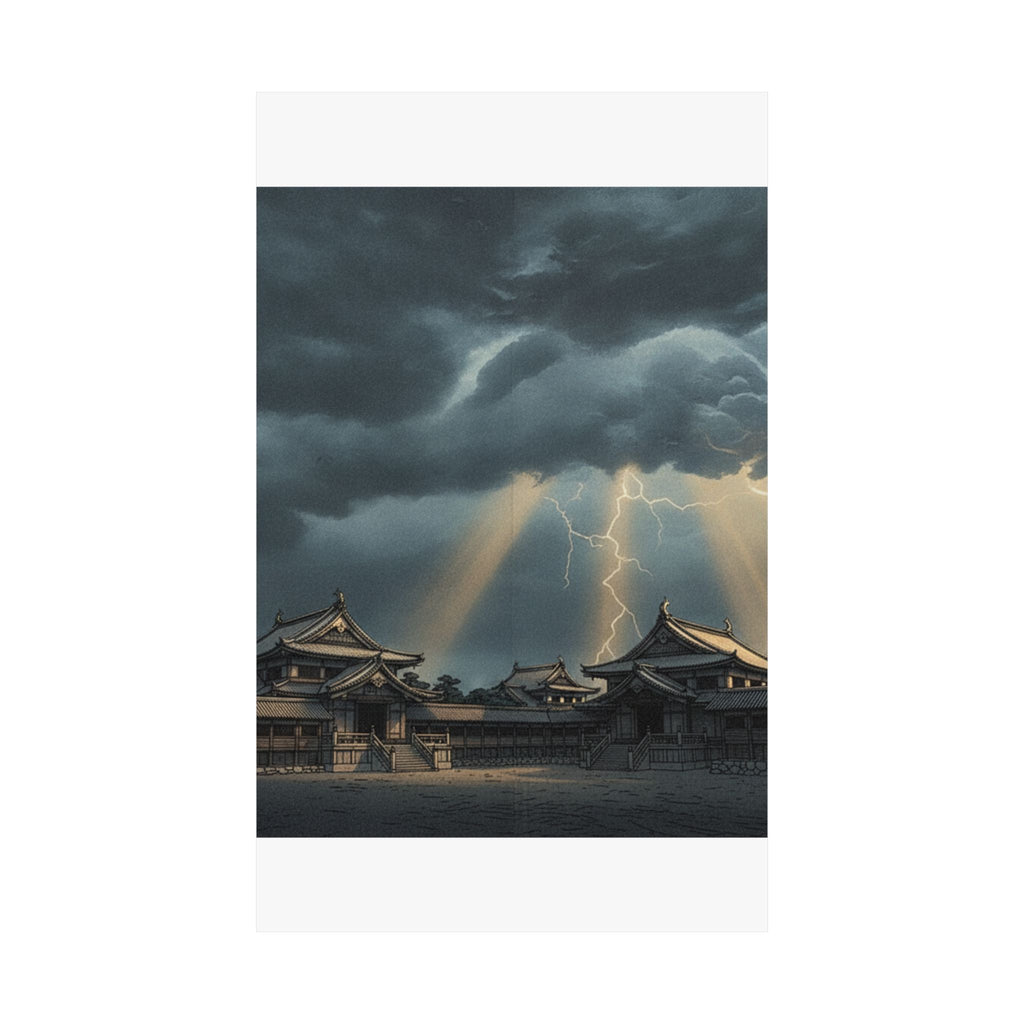 Dramatic Storm — The Inner Palace Of Chiyoda (Chiyoda No Ōoku) — Matte Poster