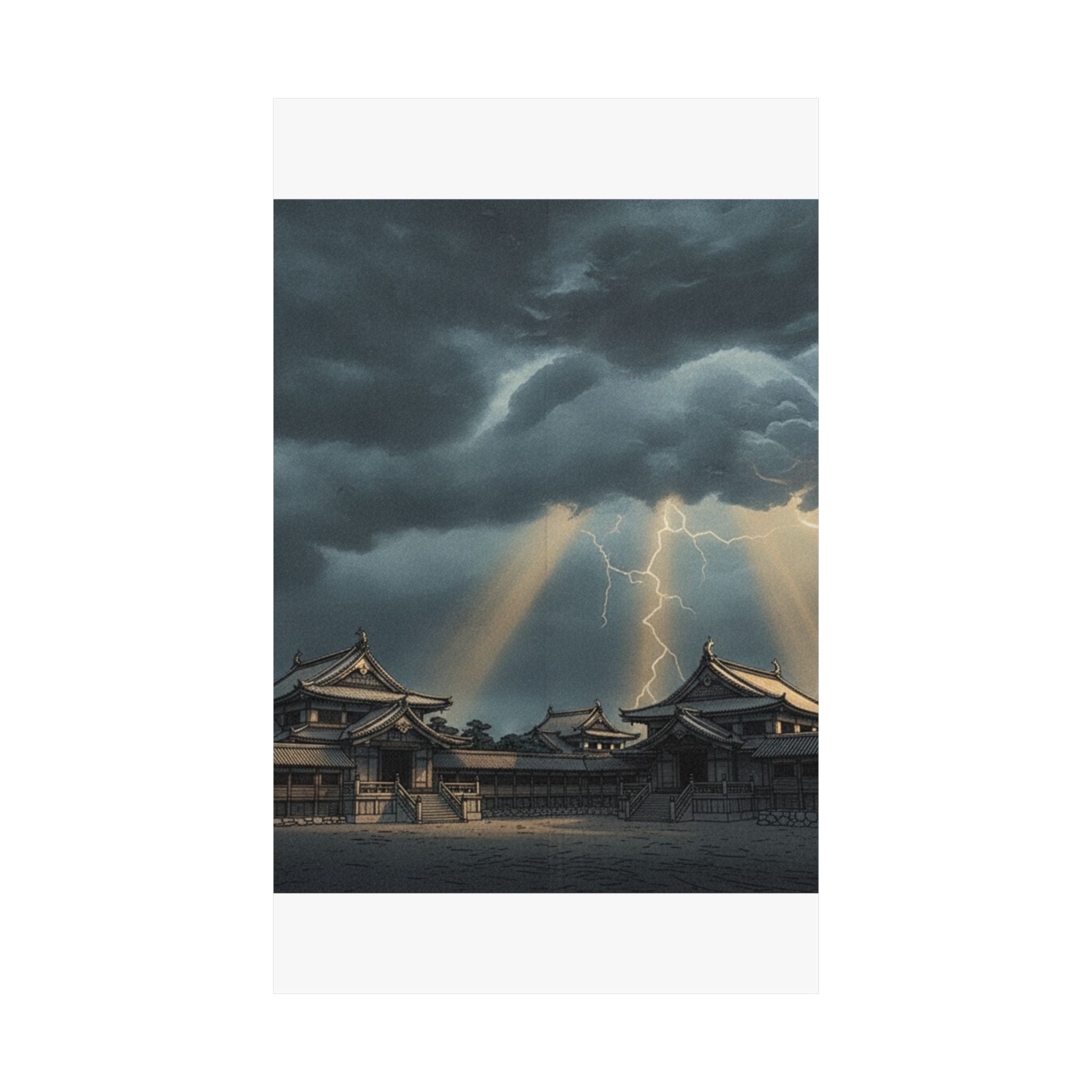 Dramatic Storm — The Inner Palace Of Chiyoda (Chiyoda No Ōoku) — Matte Poster