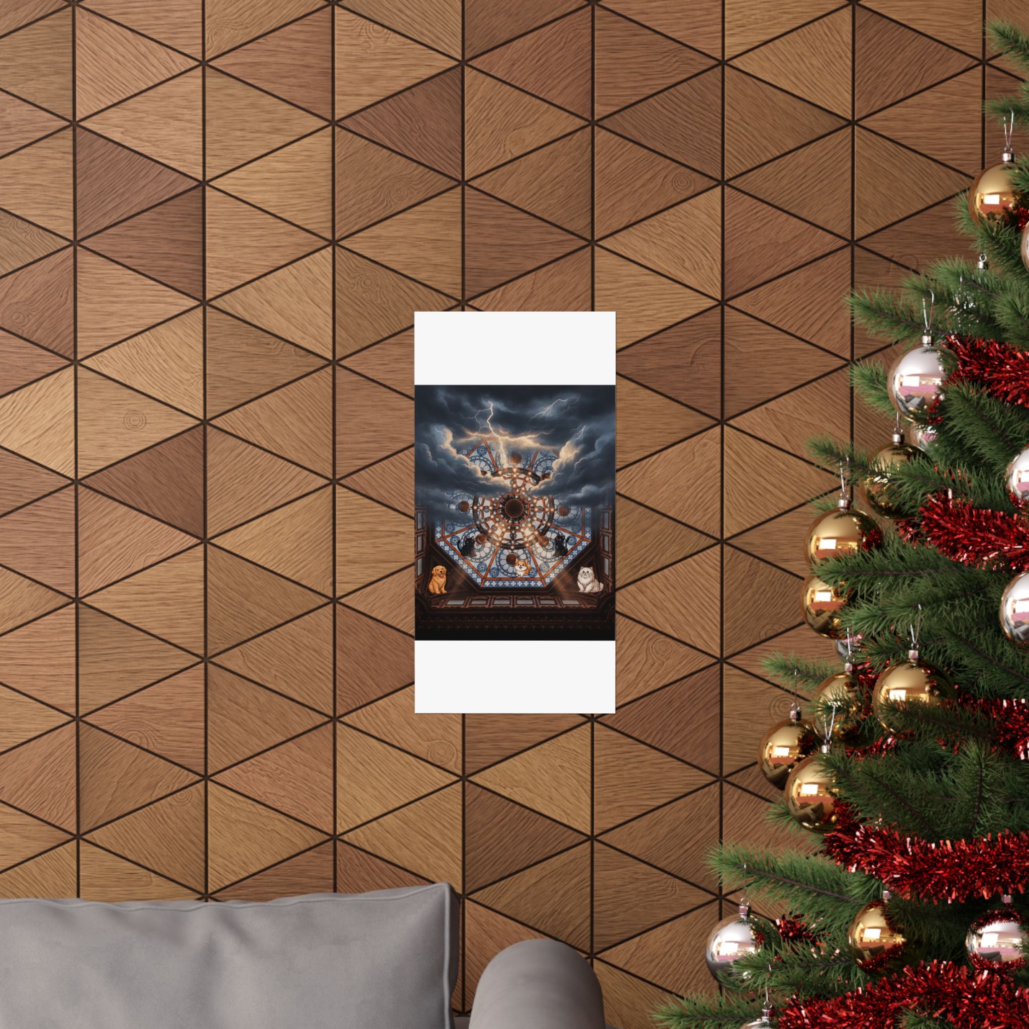 Dramatic Storm — Ceiling — Matte Poster