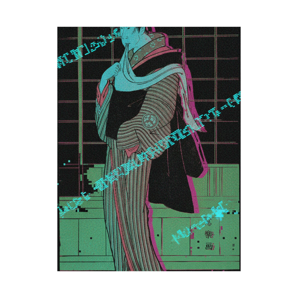 Glitch Culture — Osagawa Tsuneyo Ii As The Hairdresser O-Roku — Matte Poster