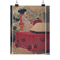 Japanese Street — Illustration Of The  Empress Visiting The General Staff Headquarters [To Present — Matte Poster