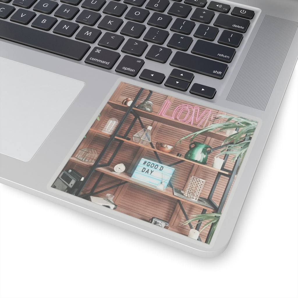 Watercolor — Home — Kiss-Cut Sticker