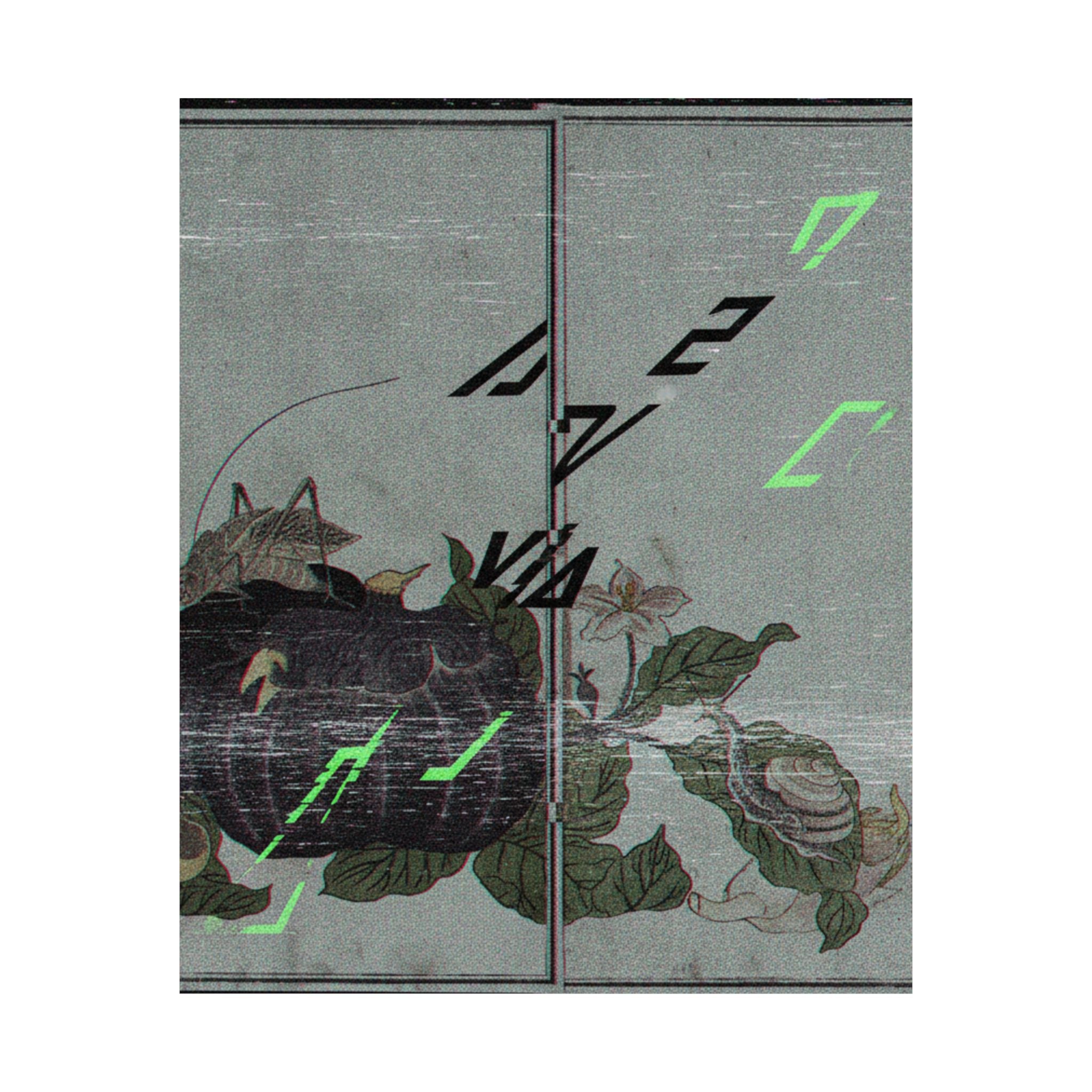 Glitch Culture — Land Snail (Katatsumuri); Giant Katydid (Kutsuwamushi), From The Picture Book Of — Matte Poster