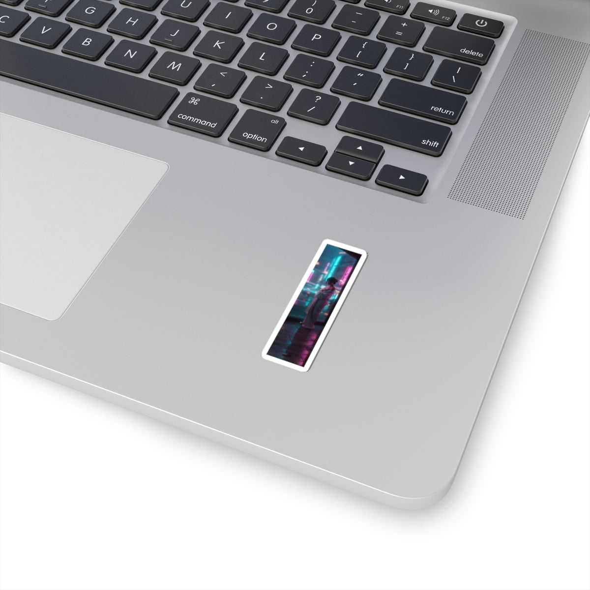 Neon Noir — Girl Drying Herself After Her Bath — Kiss-Cut Sticker