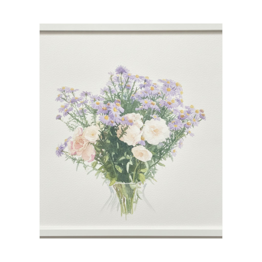 Watercolor — Flowers — Matte Poster