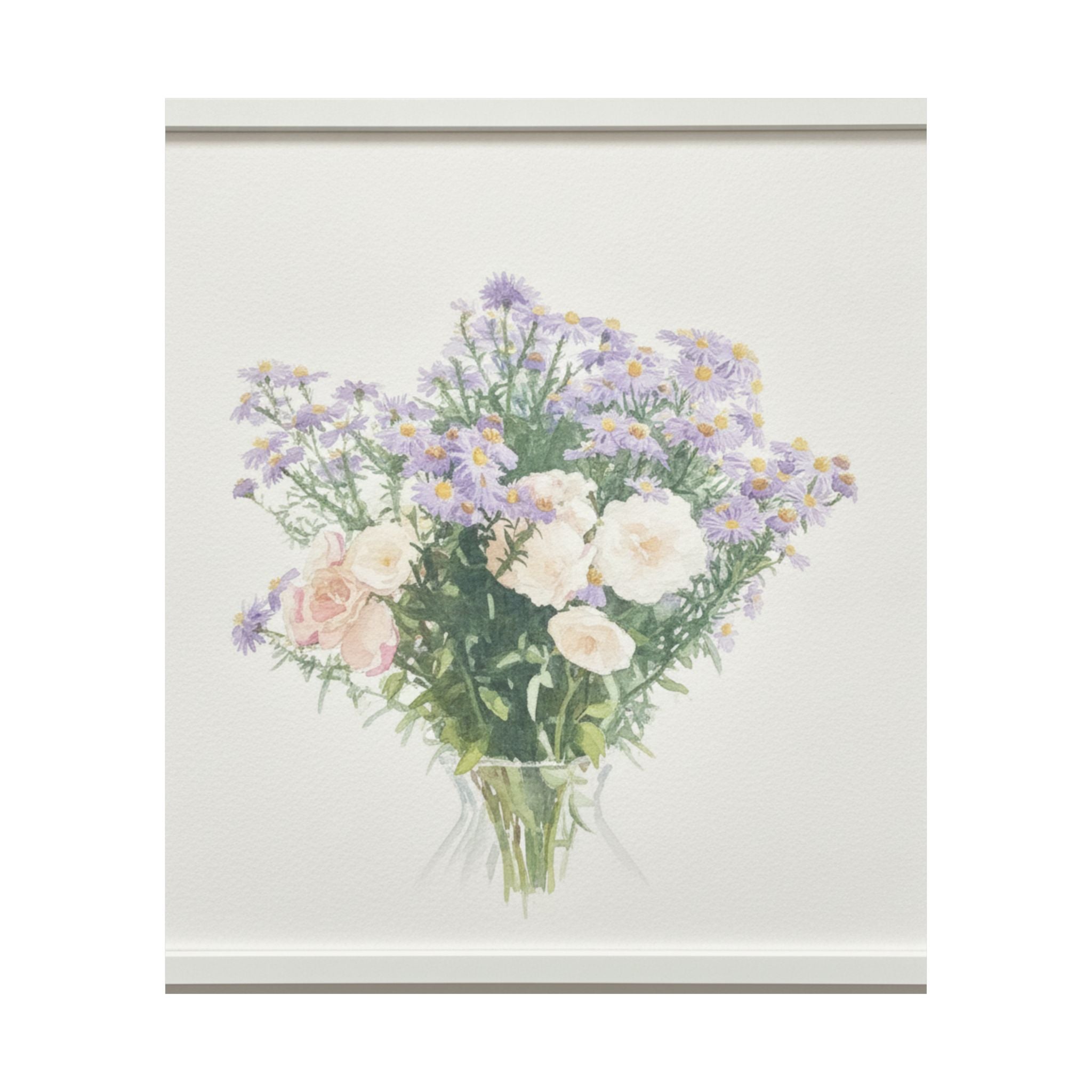 Watercolor — Flowers — Matte Poster