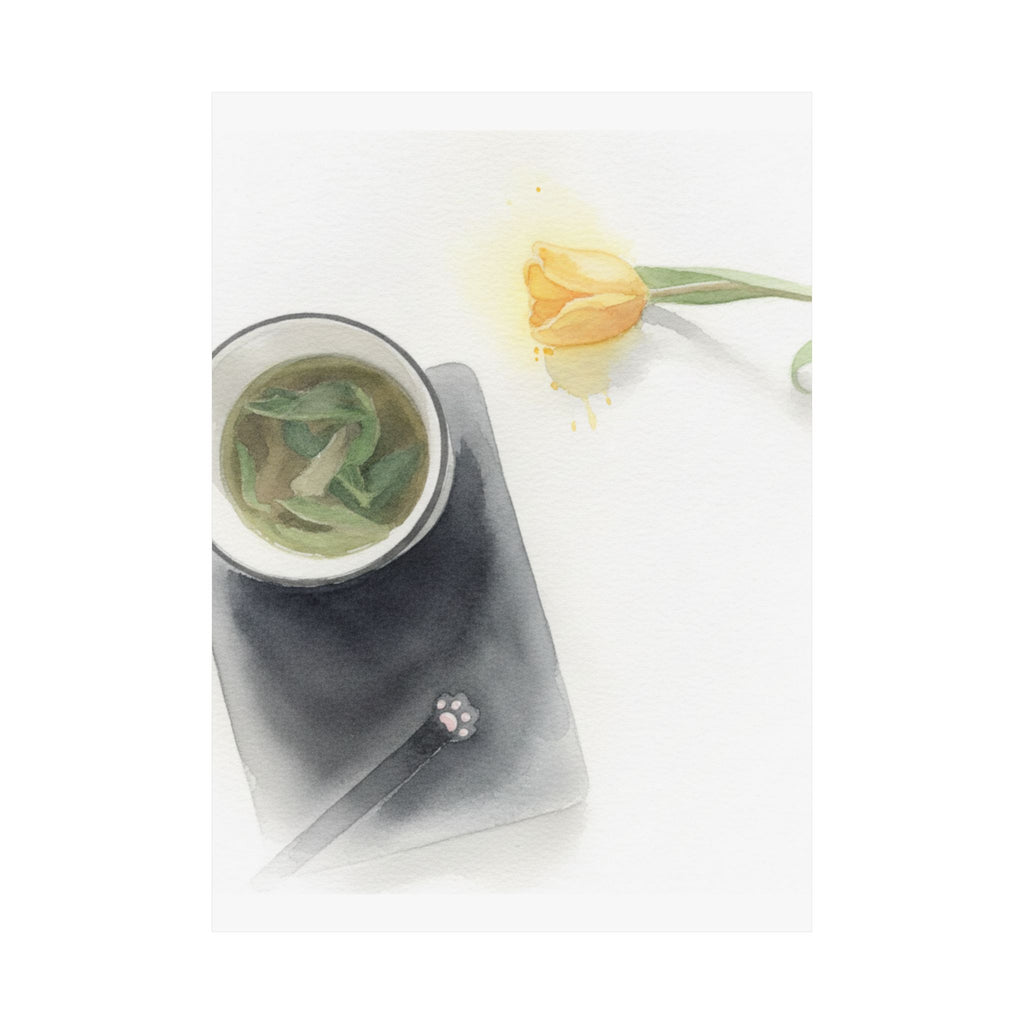 Watercolor — Flower — Matte Poster