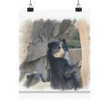 Watercolor — Bear — Matte Poster