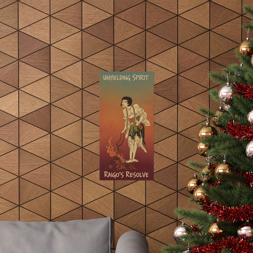Affirmation — The First Nakamura Nakazo In The Role Of Raigo Ajari, A Buddhist Monk — Matte Poster