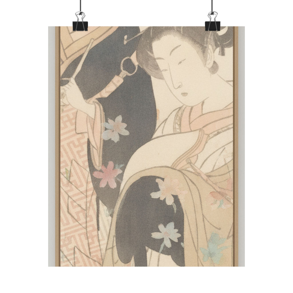 Watercolor — Lovers — Matte Poster