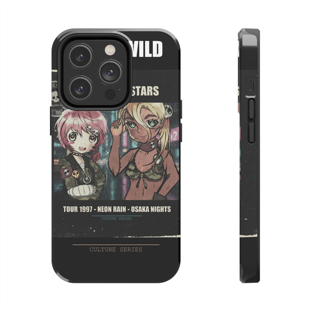 Neon Rain Osaka Nights Anime Tour Poster Phone Case