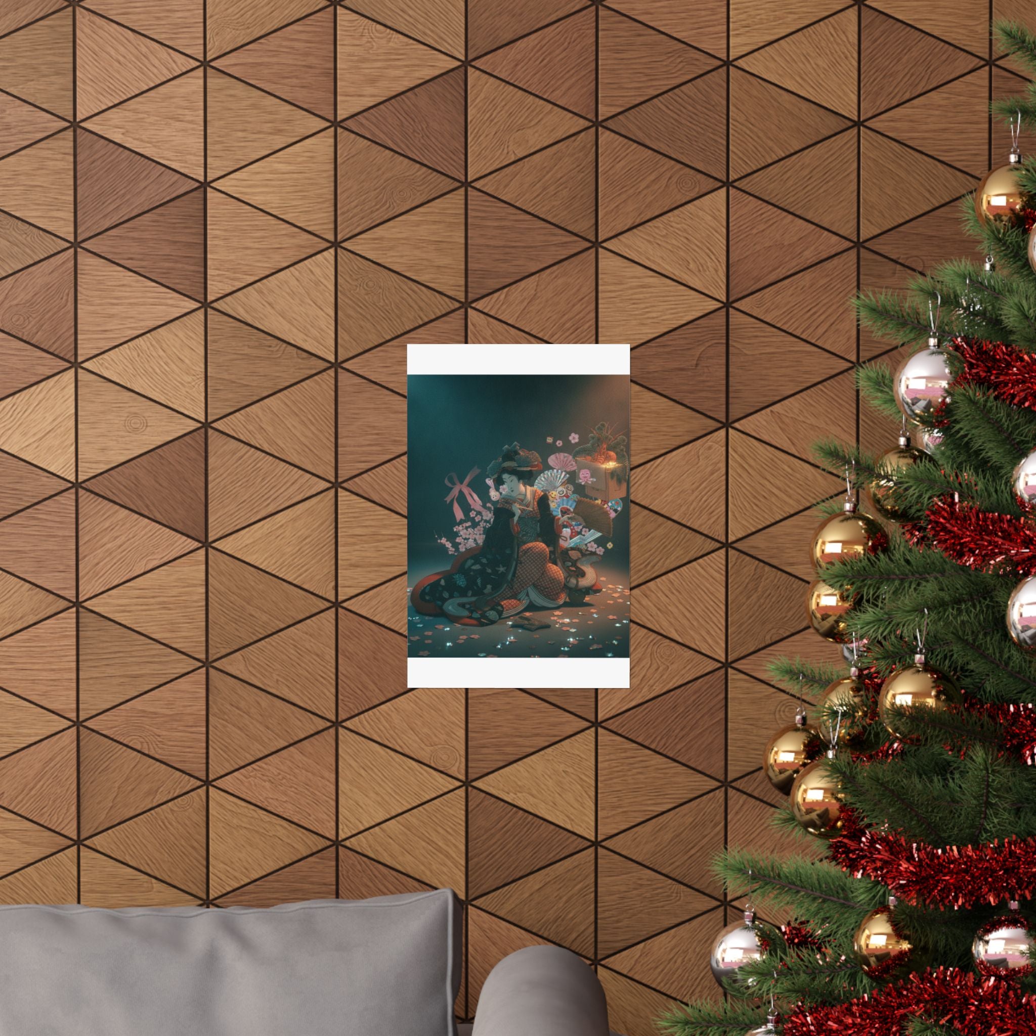 Cinematic — Courtesan And New Year Decoration — Matte Poster