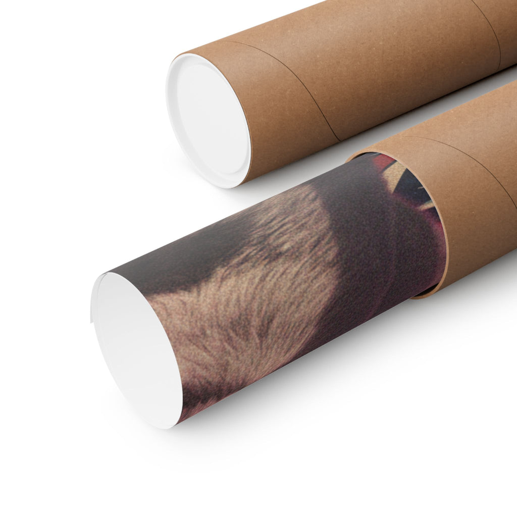 Japanese Street — Dog — Matte Poster