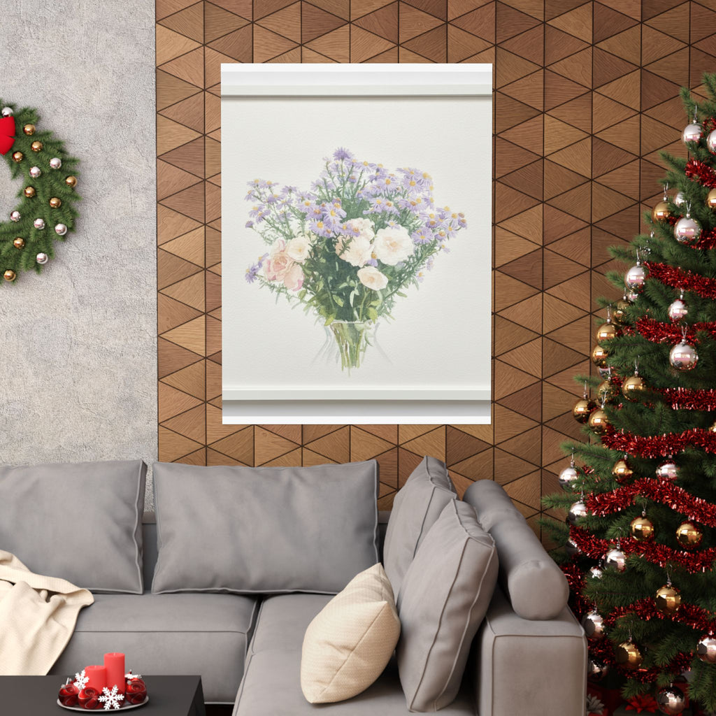 Watercolor — Flowers — Matte Poster