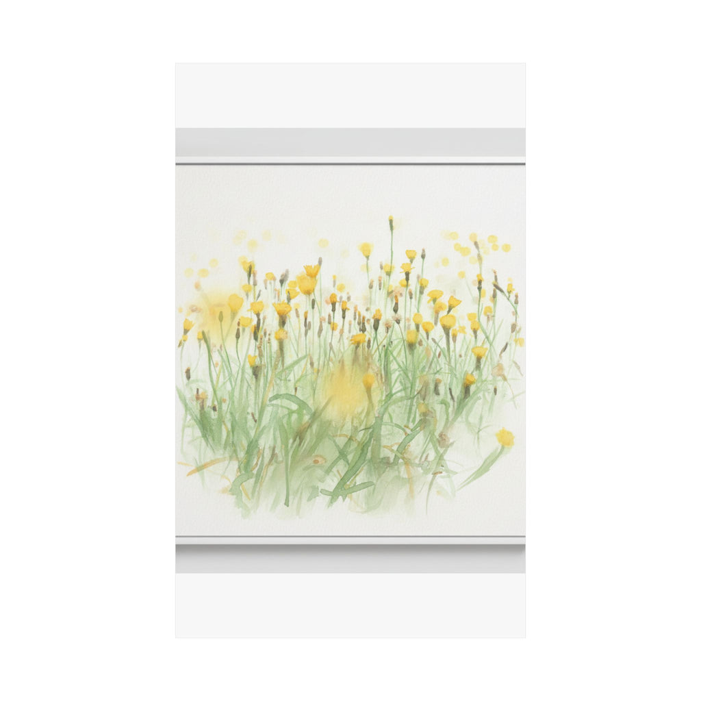 Watercolor — Flower — Matte Poster