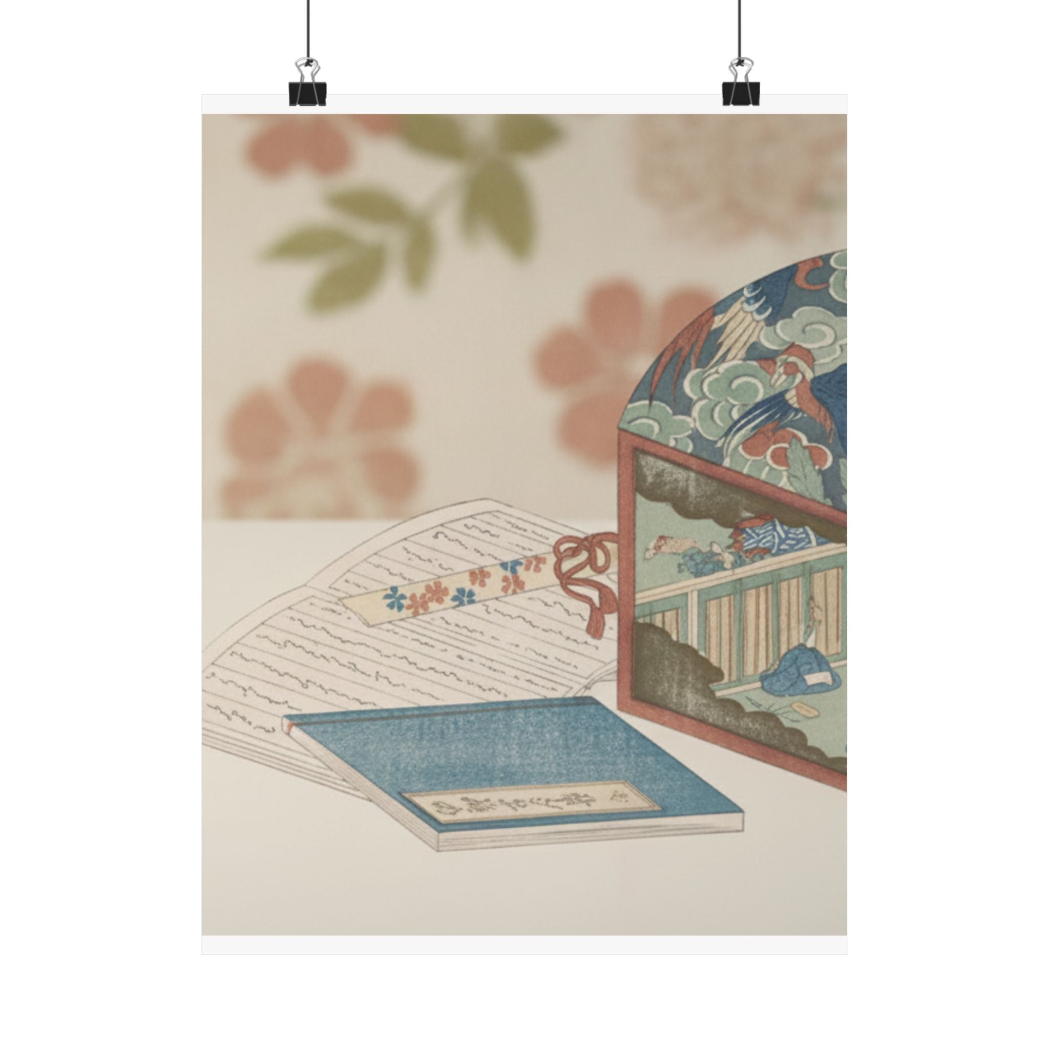 Product Marketing — Box And Books — Matte Poster