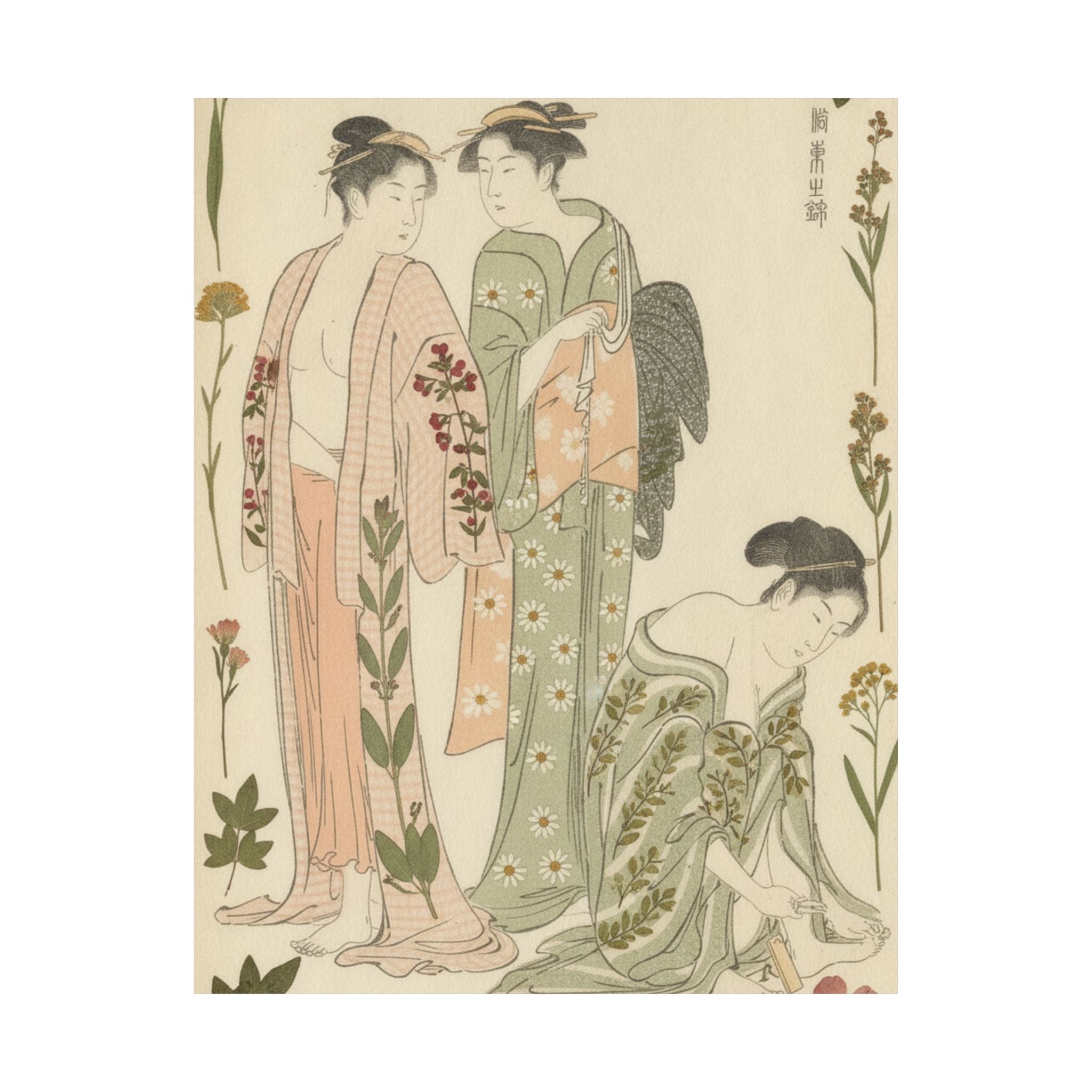 Botanical — Cutting The Toenails; The Toilet After The Bath — Matte Poster