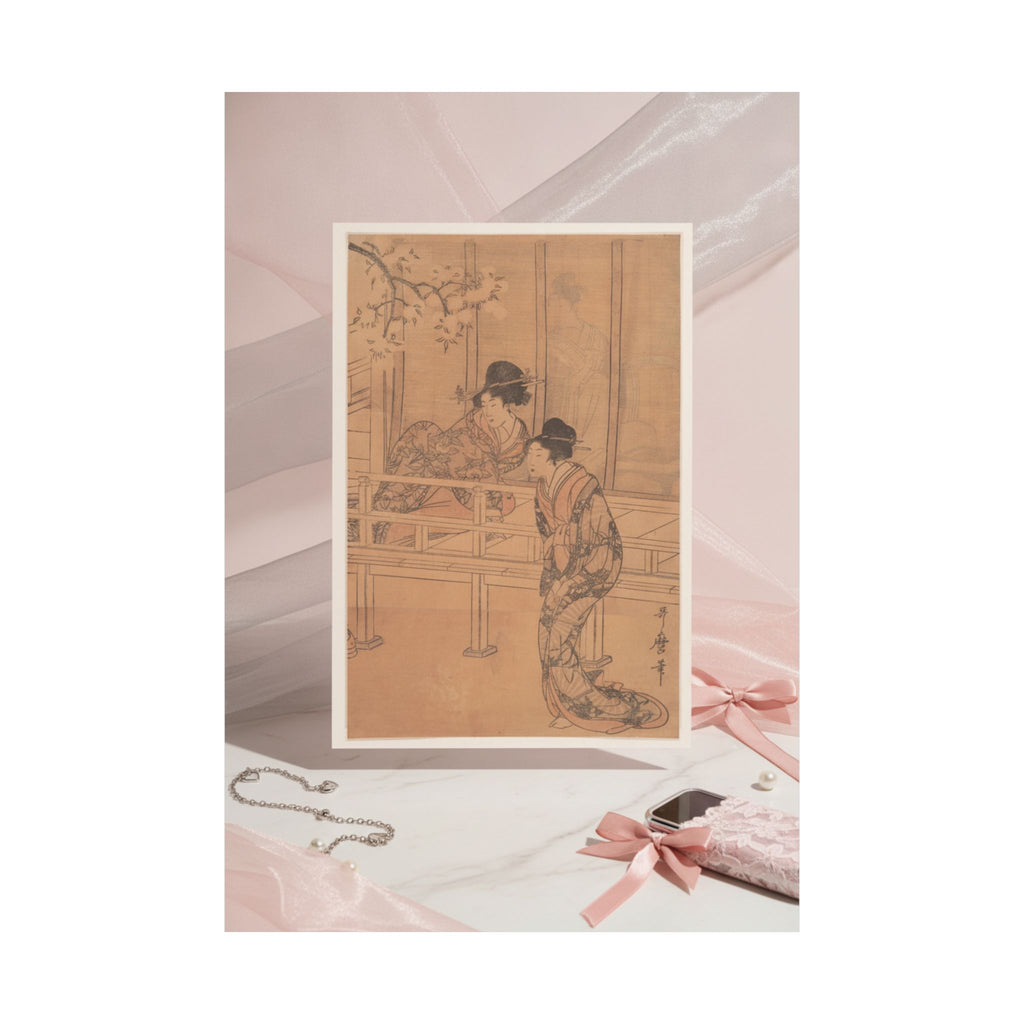Product Marketing — The Lady Of Rokujo Being Visited By The Princess Aoi — Matte Poster