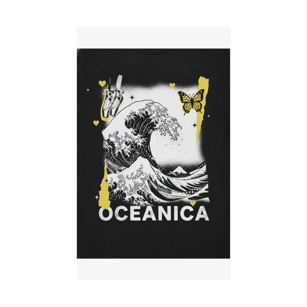 Streetwear Collage — Wave — Matte Poster