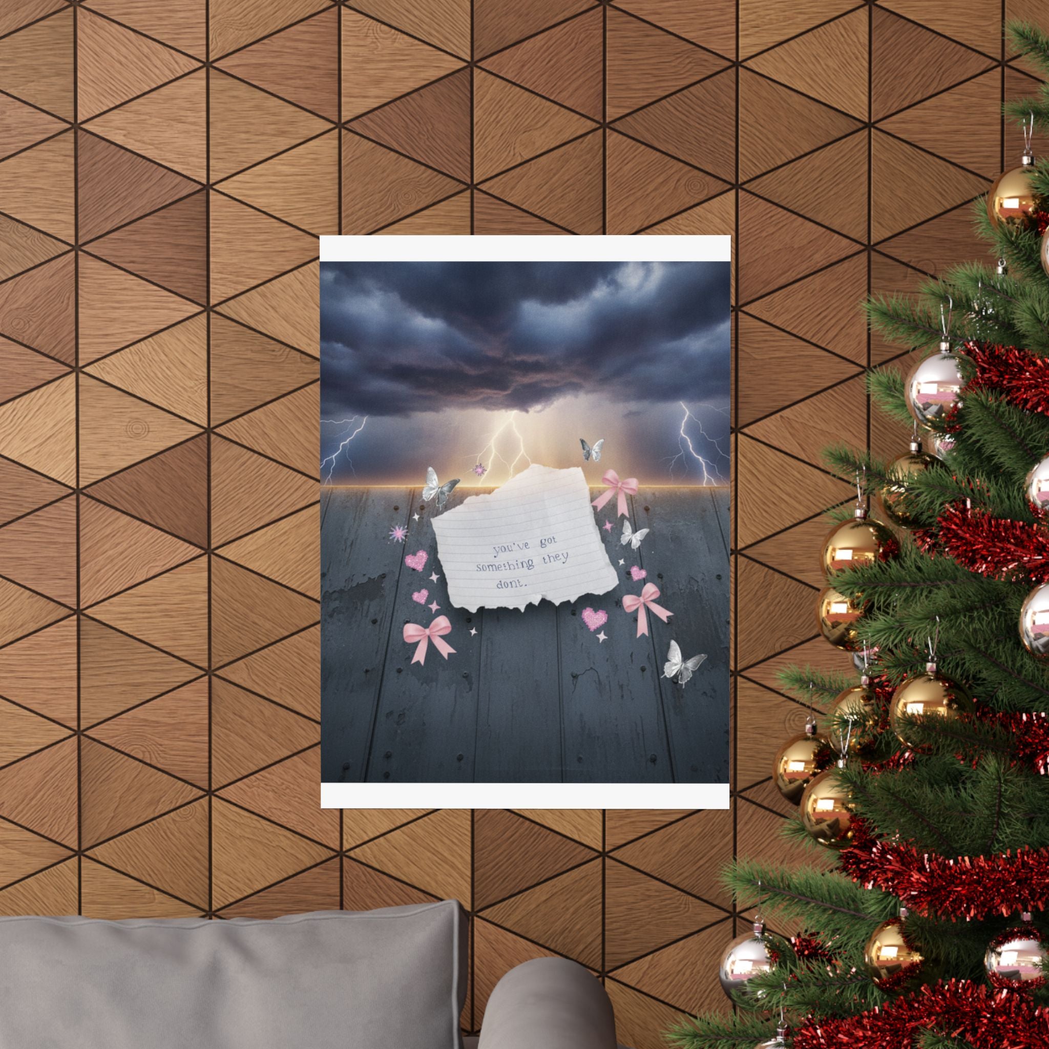 Dramatic Storm — Note — Matte Poster